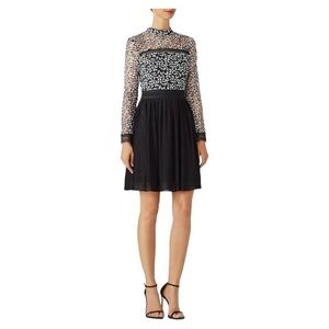 Alexia Admor Pleated Illusion Dress